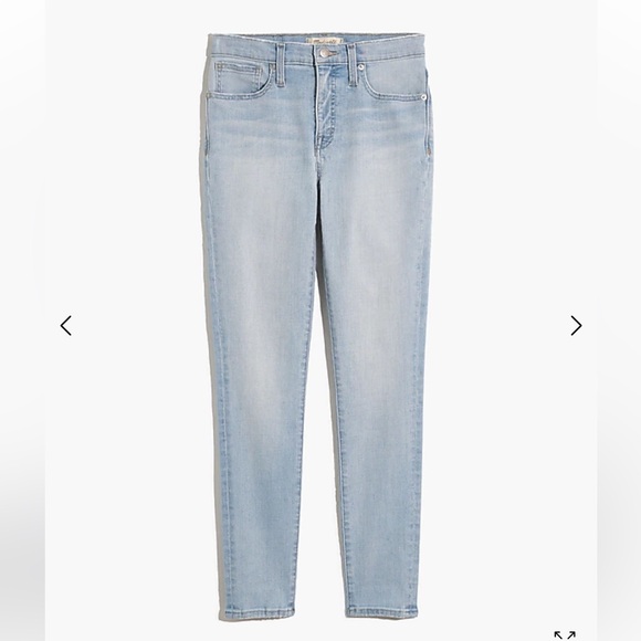 NWT Madewell 9" Mid-Rise Skinny Crop Jeans in Coolmax® Denim Edition - Picture 11 of 11